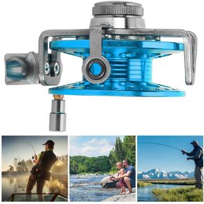 Front Ice Fishing Wheel Fly Full Metal with Unloading Force ReelRed Right Hand It Make When Clear Perforated Exquisite Ultra Lightweight All Metal Material and Durable Feel Ice in Saudi Arabia