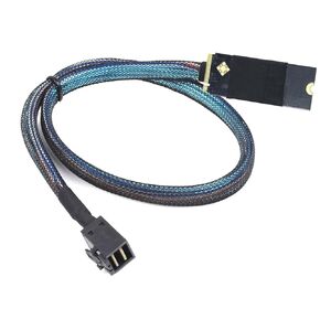 M.2 (M-Key) to SAS SFF-8643 HD Cable,High-Speed Plug and Play Server Data Cable Compatible with RAID Controller, U.2 NVMe SSD, Storage Expansion (1m/39.37in) in Saudi Arabia