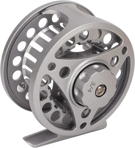 Fly Fishing Reel خفيفة الوزن معدنية كاملة بآلة CNC من سبائك الألومنيوم لعشاق الصيد فضي، 3/4 بكرة ذبابة للصيادين in Kuwait