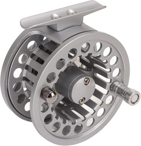 Fly Fishing Reel خفيفة الوزن معدنية كاملة بآلة CNC من سبائك الألومنيوم لعشاق الصيد فضي، 3/4 بكرة ذبابة للصيادين in Kuwait