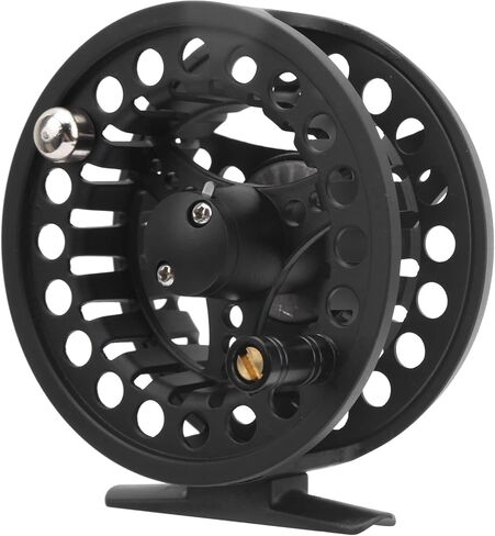 Fly Fishing Reel Aluminum Alloy Rock Fishing Reels Fly Wheel with 85mm Outside Diameter Lightweight Durable for Freshwater Saltwater Fishing Metal Aluminum Alloy Material in Saudi Arabia