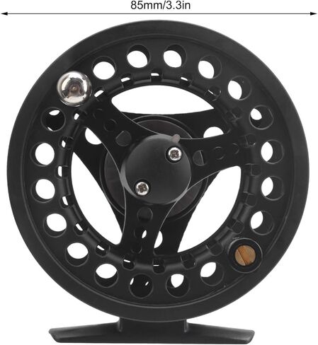 Fly Fishing Reel Aluminum Alloy Rock Fishing Reels Fly Wheel with 85mm Outside Diameter Lightweight Durable for Freshwater Saltwater Fishing Metal Aluminum Alloy Material in Saudi Arabia