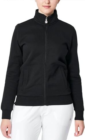Fila Men's Match Fleece Full Zip Jacket Black XL in Saudi Arabia