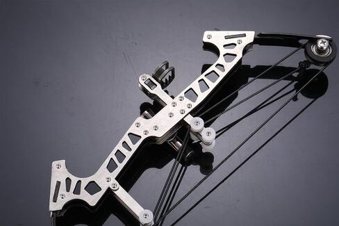 Generic Laser compound bow Stainless steel training bow Professional competition Outdoor sports Hunting Black in Saudi Arabia