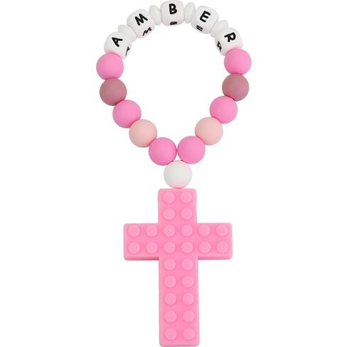 مسبحة مصنوعة يدويًا قابلة للتخصيص مع الاسم - مسبحة سيليكون لمدة عشر سنوات in Kuwait