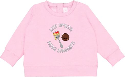 inktastic Less Upsetti More Spaghetti Baby Sweatshirt in Kuwait