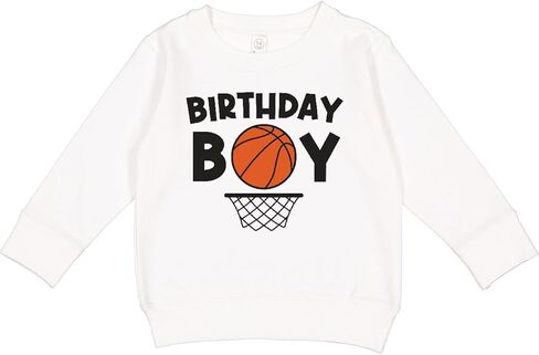 inktastic Birthday Boy Basketball Toddler Sweatshirt in Saudi Arabia
