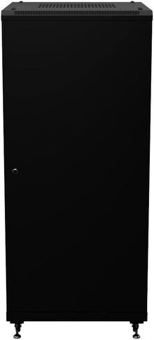 NavePoint 27U AV Rack Cabinet, 28 in Depth, Cold-Rolled Steel, Black in Saudi Arabia
