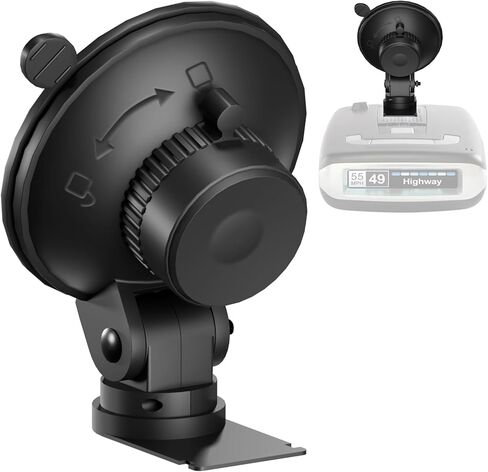 Windshield Radar Detector Mount,Suitable for Escort MAX,MAX 2,2015-2019 MAX360 Radar Suction Cup Mounting Base,(Not Applicable to MAX 3 and MAX360C Model in Saudi Arabia
