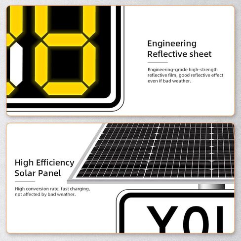 24" x 30" LED Solar Powered Radar Feedback Sign, Aluminum Digital Rader Speed Detector Signs in Saudi Arabia