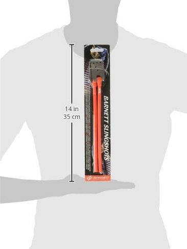 Barnett Slingshot Power Bands, Magnum Elastic with Leather Pouch, Assortment or Colors May Vary in Saudi Arabia