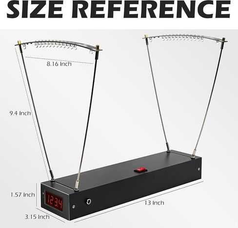 RQG Upgrade WiFi Chronograph, Precision Ballistic Chronograph for Rifle Shooting, Hunting Slingshot, Airsoft, Archery Bow, Paintball Acceleration Velocity Speed Chronograph, MPS/FPS & Joules Readings in Kuwait