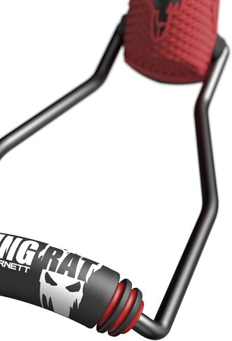 Barnett King Rat Slingshots, Cobra Slingshot with Stabilizer & Brace, Includes Magnum Power Bands, Practice Ammo, & Brushed Leather Pouch,Red/Black in Saudi Arabia