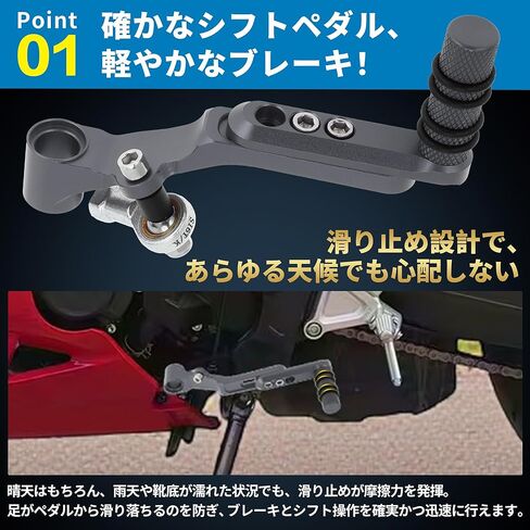 Motorcycle Gear Shifter Lever for Honda CBR650R 2019-2022 Pedal Shift Lever Arm Red in Saudi Arabia