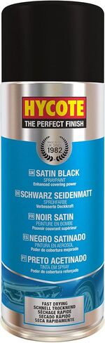 Matt Black Spray Paint 400ml X 6 (pack of 6) – Flat Non-Reflective Black Acrylic Finish – UV Resistant – Quick Drying – For Metal, Plastic, Automotive Parts in Saudi Arabia