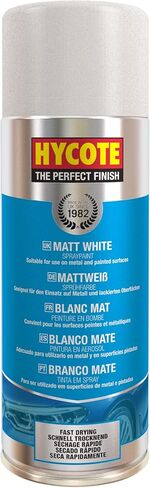 Matt Black Spray Paint 400ml X 6 (pack of 6) – Flat Non-Reflective Black Acrylic Finish – UV Resistant – Quick Drying – For Metal, Plastic, Automotive Parts in Saudi Arabia