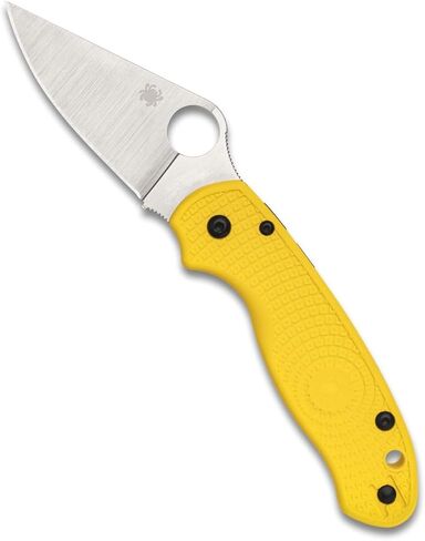سكين Spyderco Para 3 خفيف الوزن مع شفرة من الفولاذ المقاوم للصدأ مقاس 2.58 بوصة ومقبض FRN متين - PlainEdge - C223 in Kuwait