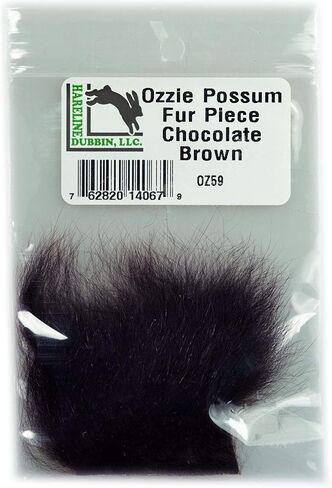 Hareline Ozzie Possum Fur Piece Natural Possum in Saudi Arabia