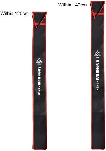 2 Pack Fishing Rod Bag 47'' 55 Inch Portable Folding Fishing Rod Case Compact Fishing Pole Sleeves Socks Protective Cover for 6’6" Spinning Fishing Rods 7’6" Lightning Rod Casting Rod in Saudi Arabia