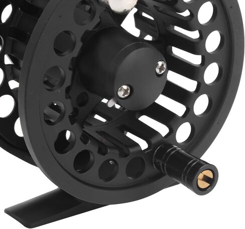 Fly Fishing Reel Aluminum Alloy Lightweight Durable Fly Wheel with 75mm Diameter for Freshwater Saltwater Fishing Enthusiasts in Saudi Arabia