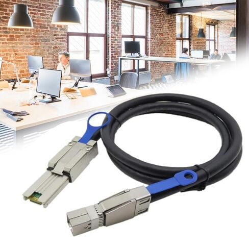 0.5m/1m/2m Mini SFF-8088 إلى SFF-8644 كابل خادم البيانات يداهم كابل خارجي لنقل البيانات بشكل آمن in Kuwait