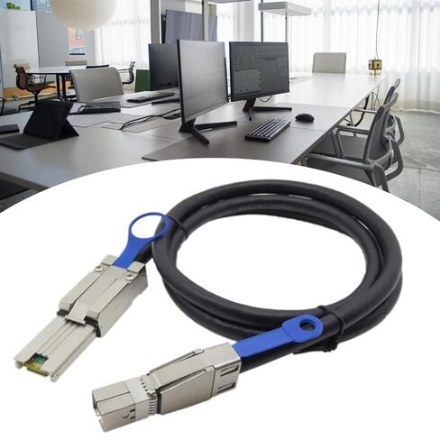 0.5m/1m/2m Mini SFF-8088 إلى SFF-8644 كابل خادم البيانات يداهم كابل خارجي لنقل البيانات بشكل آمن in Kuwait