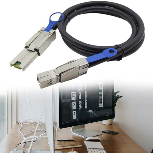0.5m/1m/2m Mini SFF-8088 إلى SFF-8644 كابل خادم البيانات يداهم كابل خارجي لنقل البيانات بشكل آمن in Kuwait