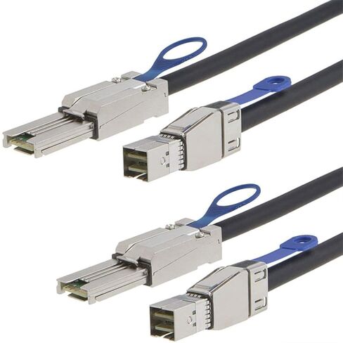 0.5m/1m/2m Mini SFF-8088 إلى SFF-8644 كابل خادم البيانات يداهم كابل خارجي لنقل البيانات بشكل آمن in Kuwait