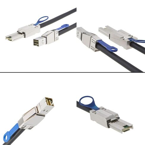 0.5m/1m/2m Mini SFF-8088 إلى SFF-8644 كابل خادم البيانات يداهم كابل خارجي لنقل البيانات بشكل آمن in Kuwait