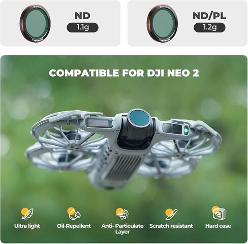 Freewell 9-Pack Magnetic Filters for Neo 2 – Includes ND8, ND16, ND32, ND/PL, CPL, UV, Black Glow Mist Filters for Cinematic Control, Glare Reduction, & Vibrant Shots in Saudi Arabia