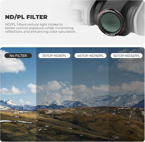 Freewell 9-Pack Magnetic Filters for Neo 2 – Includes ND8, ND16, ND32, ND/PL, CPL, UV, Black Glow Mist Filters for Cinematic Control, Glare Reduction, & Vibrant Shots in Saudi Arabia