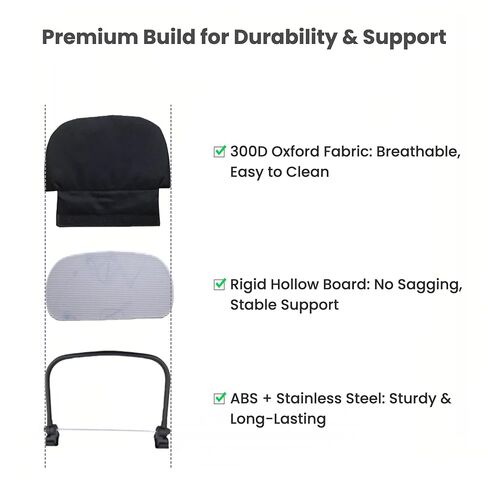 Stroller Leg Rest Footrest Compatible with Yoyo/YOYO2-8.3" Adjustable Foldable Detachable Extension Extender Accessories for Babyzen Infant Kids No Disassembly Travel-Friendly in Saudi Arabia