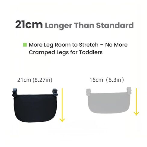 Stroller Leg Rest Footrest Compatible with Yoyo/YOYO2-8.3" Adjustable Foldable Detachable Extension Extender Accessories for Babyzen Infant Kids No Disassembly Travel-Friendly in Saudi Arabia
