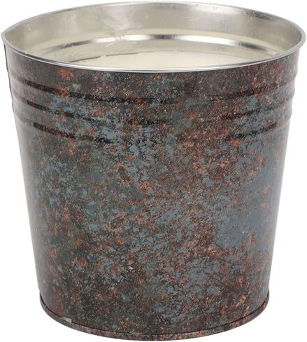 Qiilu Candles 3 Wicks Smokeless Bucket Candle for Courtyard Dining,Camping,Gardening - Natural Soy Wax in Saudi Arabia