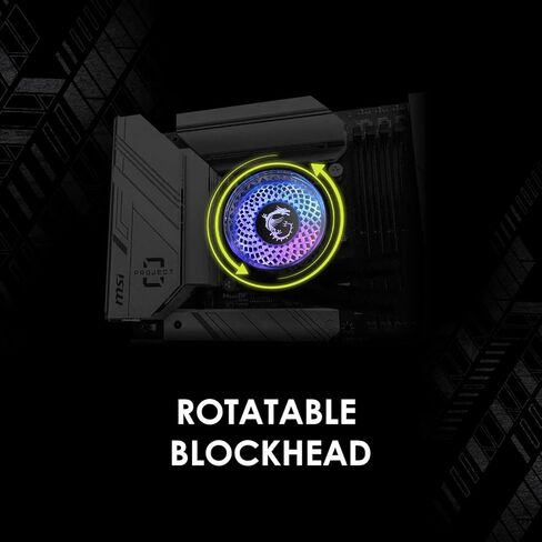 MSI MAG Coreliquid A12 360 - AIO ARGB CPU Liquid Cooler - 360mm Radiator - LGA 1700 Ready - Double Ball Bearring120mm ARGB PWM Fans x3, Rotatable Blockhead, LGA 1700/1851, AM5 / AM4, Black in Saudi Arabia
