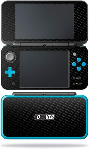 غلاف MightySkins من ألياف الكربون لجهاز Nintendo New 2DS XL - للأبد | لمسة نهائية واقية ومتينة من ألياف الكربون | سهل التطبيق والإزالة وتغيير الأنماط | صنع في الولايات المتحدة الأمريكية in Kuwait