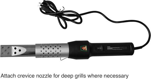 GUEDE One Minute Igniter Electro-Torch Fire Starter، كاتب الفحم الكهربائي ولاعة، مدخن الشواء، بداية الشواية، هواء ساخن للغاية مع منفاخ مدمج in Saudi Arabia