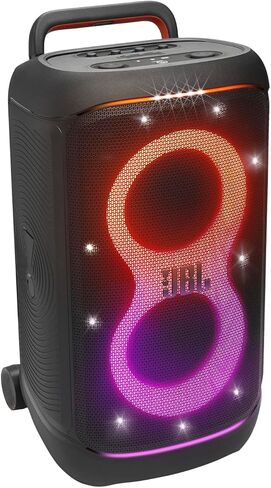 JBL PartyBox 520 - Portable Battery-Powered Party Speaker with AI Sound Boost, Up to 15 Hours of Play time, IPX4 Splash Proof, Multi-Speaker Connection by Auracast (Black) (Renewed) in Saudi Arabia
