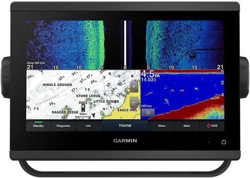 GARMIN GPSMAP 923XSV with SIDEVÜ, CLEARVÜ and Traditional Chirp Probes with World Base Map Without TRANSDUCTOR, Women's, Multicolour, One Size in Saudi Arabia