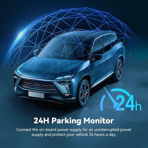 كابل الطاقة obd لكاميرا داش كام، obd إلى النوع c، كابل شاحن سلكي USB، مراقبة 24 ساعة ووضعين Acc مع زر التبديل وحماية الجهد المنخفض، 12-36 فولت إلى 5 فولت/3 أمبير in Kuwait