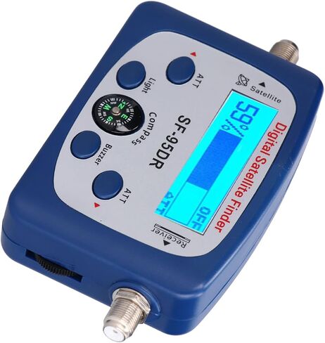 WALFRONT Portable Digital TV Satellite Finder, Built in Amplifier with LED Display and Electronic Buzzer, for Installation and Adjustment of Satellite Receiving Antennas, 950 2150MHz in Saudi Arabia