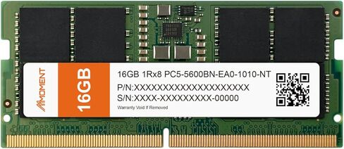 MMOMENT DDR5 SODIMM 64GB (2x32GB) 4800MHz (PC5-38400) وحدة ذاكرة الكمبيوتر المحمول (CL40 ، غير متكافئ ، 1.1V ، 262 PIN) in Kuwait