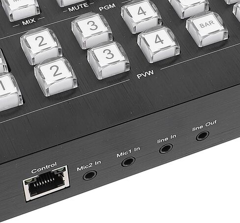 Switcher Live Stream ، 1080p 60Hz ، 4 في 2 Out Out HDMI ، النوع C ، الصوت ، خلاط فيديو HDMI Live Stream متعدد ، للإذاعة التلفزيونية ، المقابلات المباشرة ، إلخ (قابس الولايات المتحدة) in Saudi Arabia