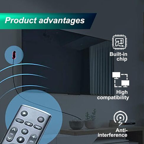 كابل موسع للأشعة تحت الحمراء يعمل بمنفذ USB - مكرر للأشعة تحت الحمراء بطول 10 أقدام للتلفزيون والاستقبال وأنظمة المسرح المنزلي (جهازان للتحكم) in Kuwait