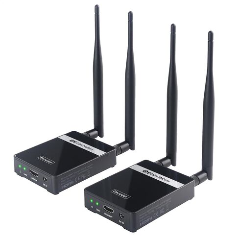 كابل ماترز موسع HDMI لاسلكي بطول 330 قدمًا مع تمرير الأشعة تحت الحمراء، وجهاز إرسال واستقبال HDMI يدعم الدقة الكاملة 1080 بكسل عند 60 هرتز in Saudi Arabia