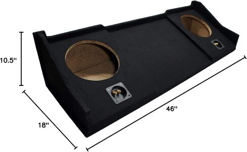 Harmony Audio (2) HA-R104 مضخم صوت مزدوج 10 بوصة حزمة صندوق فرعي HA-A400.1 أمبير متوافق مع 1994-2001 Dodge Ram Extended Club Quad Truck in Kuwait