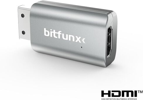 BITFUNX Dreamcast HDMI™ Adapter - Supports VGA to HDMI™, Plug & Play Video Game Adapter with No Lag, Mini HD Video Audio Converter for Dreamcast Game Console All Version in Saudi Arabia