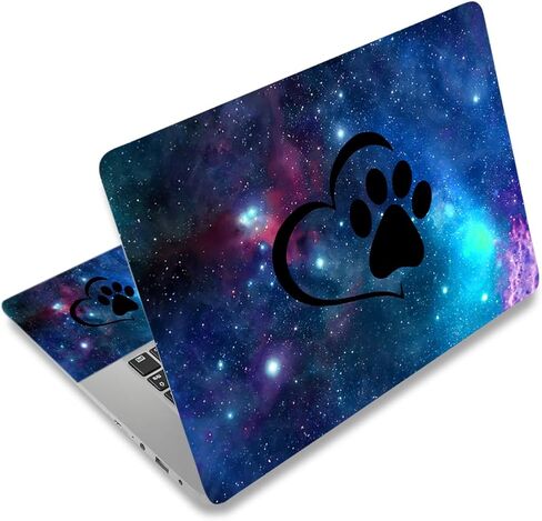 12.1 13 13.3 14 15.4 15.6 Inches Laptop Skin Sticker Decal Universal Vinyl Netbook Sticker Reusable Notebook PC Art Decal Protector Cover, Waterproof & Scratch-Resistant (Flowers, Leaves) in Saudi Arabia
