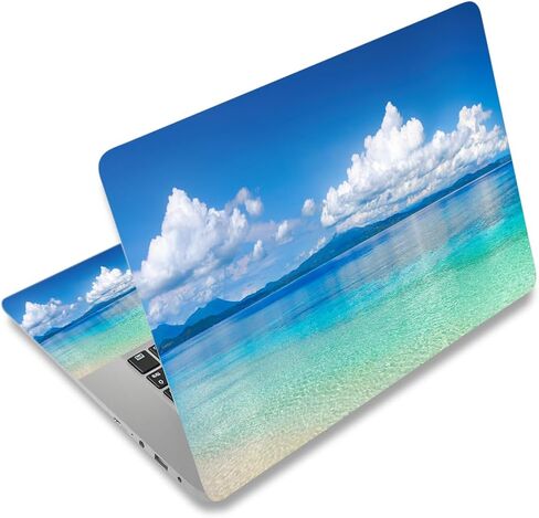 12.1 13 13.3 14 15.4 15.6 Inches Laptop Skin Sticker Decal Universal Vinyl Netbook Sticker Reusable Notebook PC Art Decal Protector Cover, Waterproof & Scratch-Resistant (Flowers, Leaves) in Saudi Arabia
