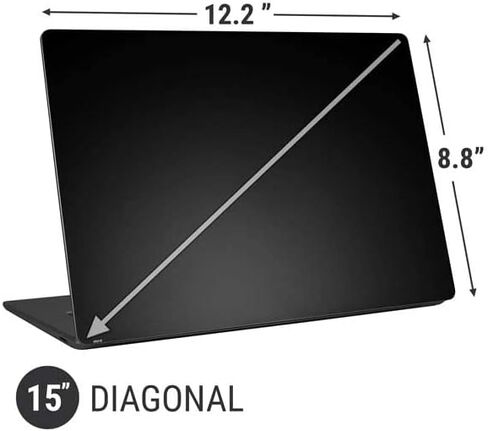 Skinit Laptop Decal Skin Compatible with Universal Laptop 15in (12.2 x 8.8in) Originally Designed Midnight Design in Saudi Arabia